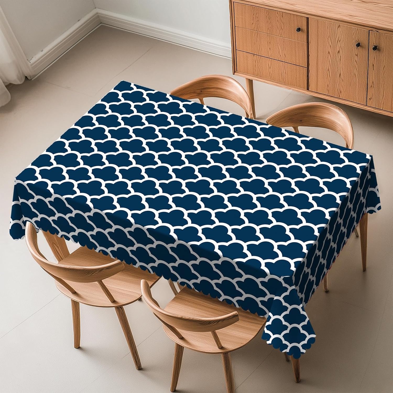 Century Textile & Sewing Supply Avenue C North Saskatoon Sk - Blue Tablecloth Navy Cloud Seamless Pattern