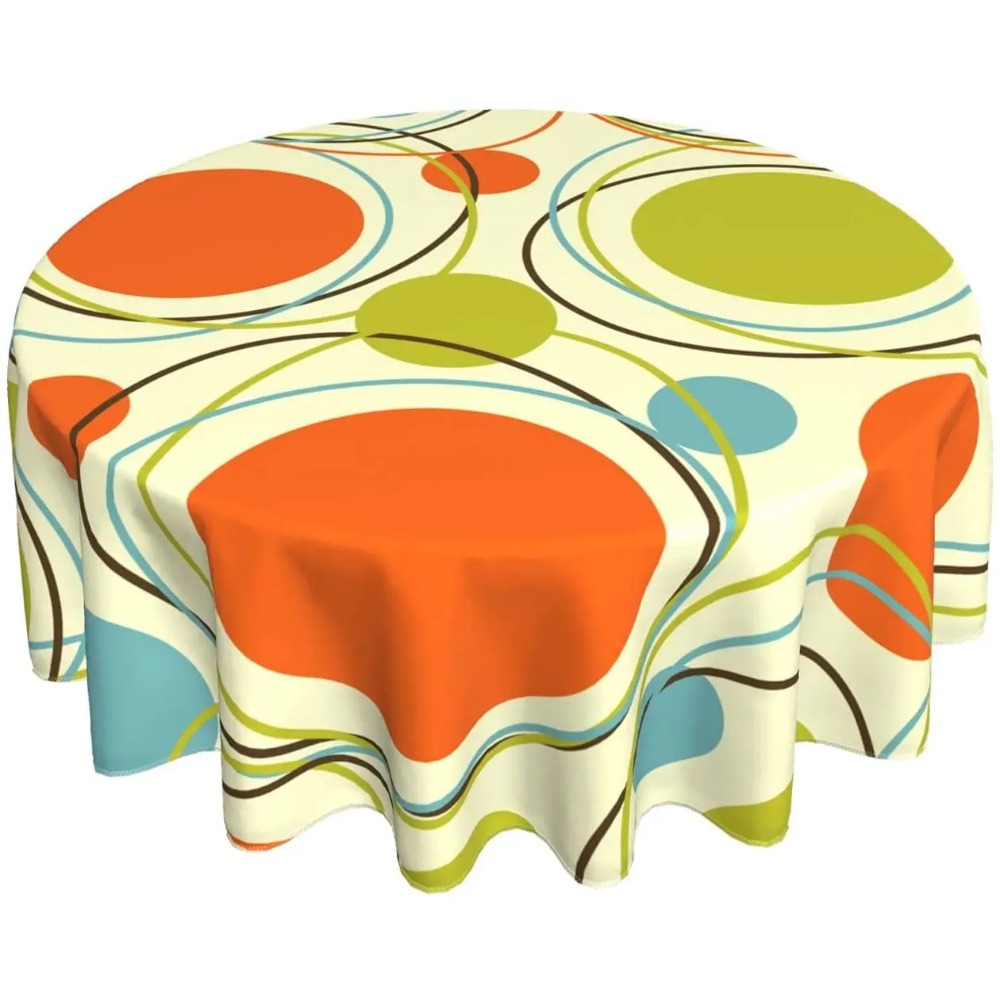 Century Textile & Sewing Supply Avenue C North Saskatoon Sk - Table Cloth Colorful 1950s Retro Abstract