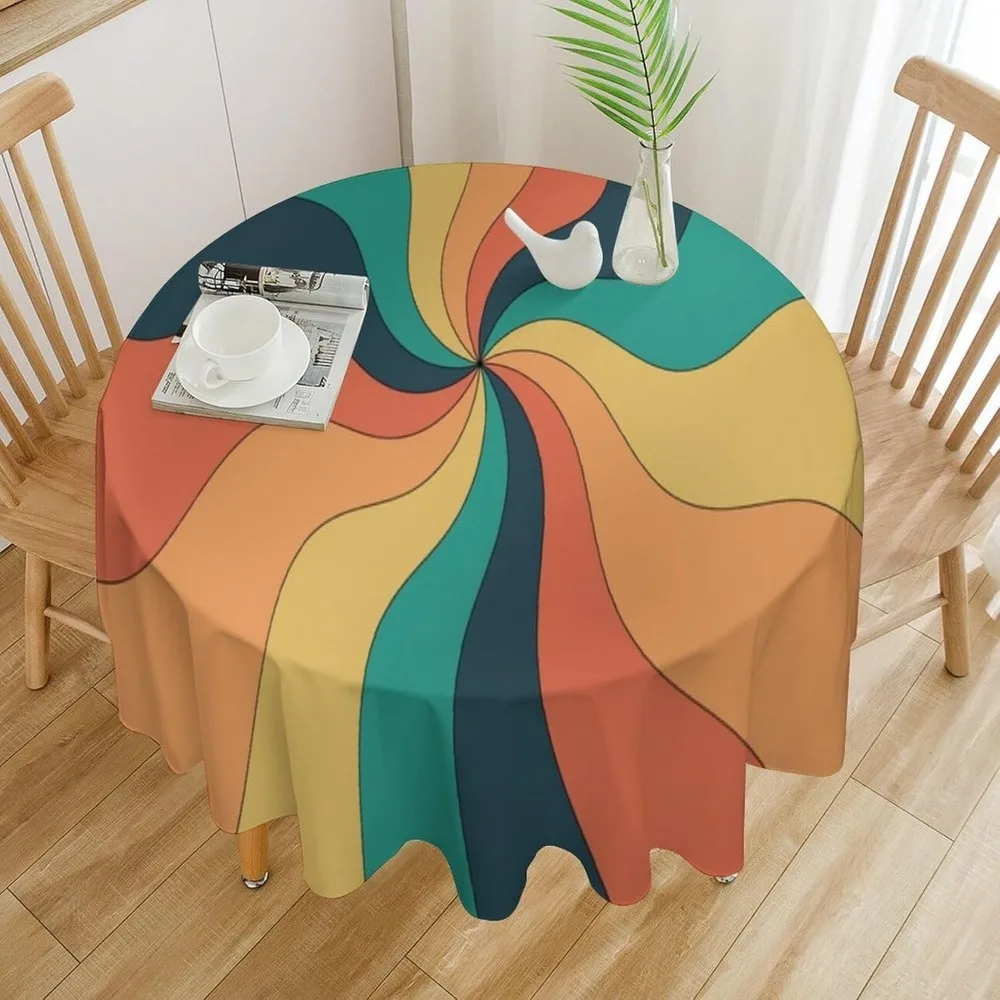 Retro Groovy Swirl Round Table - đánh giá và giá Century Textile & Sewing Supply Avenue C North Saskatoon Sk