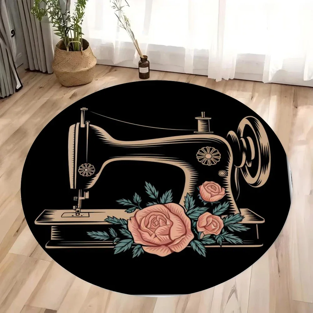 ~O~Vintage Sewing Machine Roun - đánh giá và giá Sewing Machine In Textile