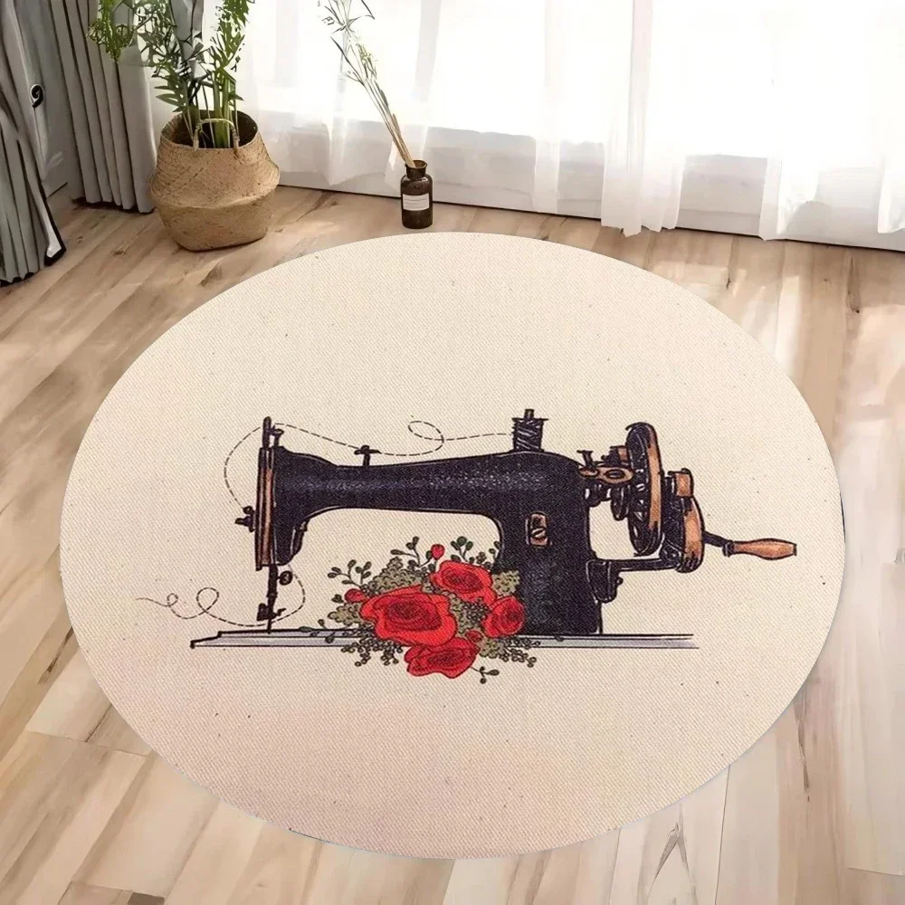 ~O~Vintage Sewing Machine Roun - đánh giá và giá Sewing Machine In Textile