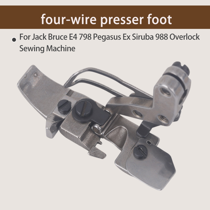 1PCS Four-Thread Presser Foot  - đánh giá và giá Textile Sewing Machines