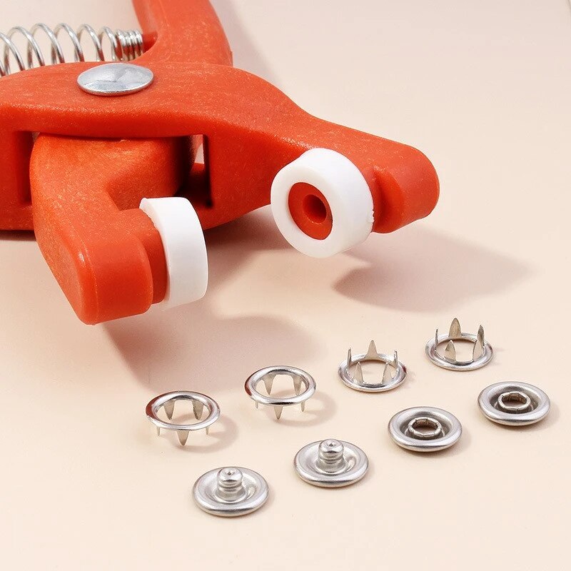 50 bộ 9.5mm năm hàm Khóa Kìm t - đánh giá và giá Snap Button Plier
