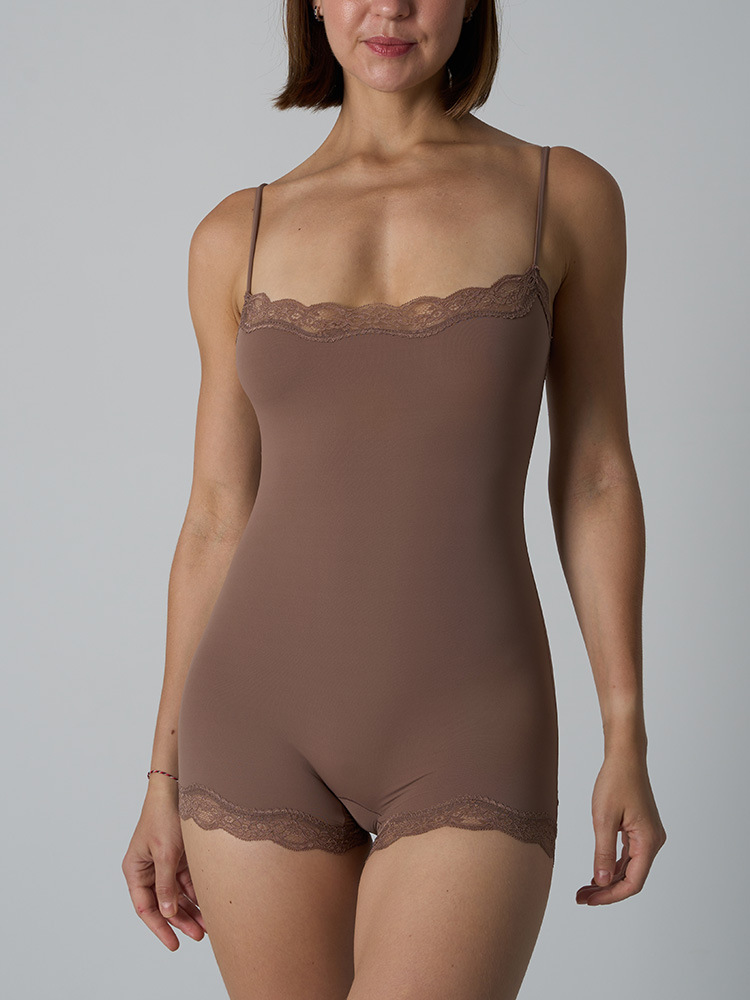 Lace Trim Romper Bodysuit – Ul - đánh giá và giá Sewing Nylon