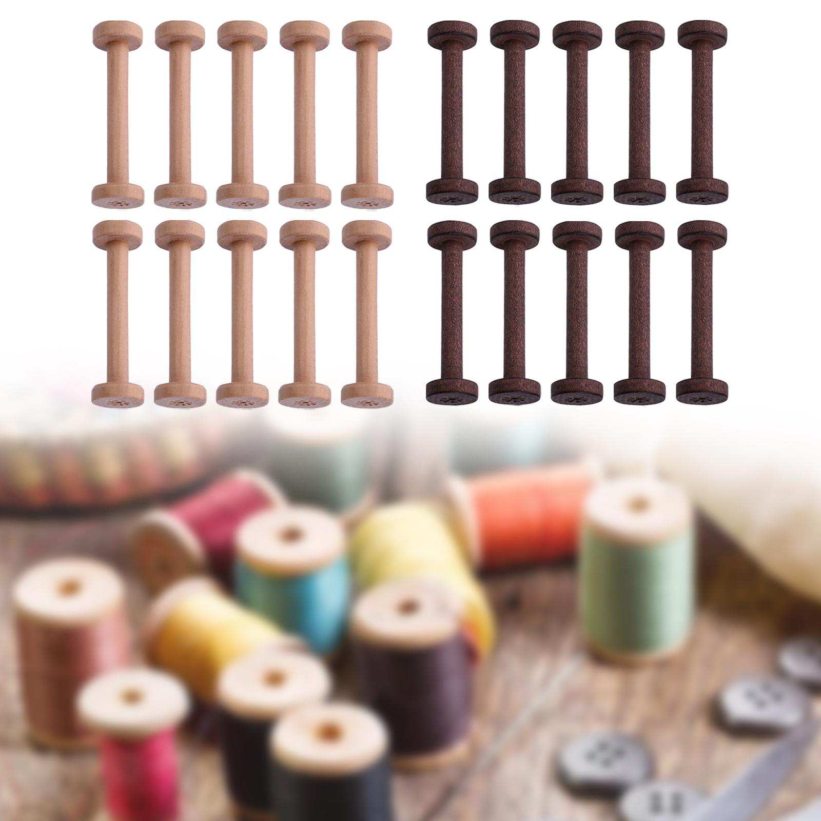 Wood Bobbins 10pcs Smooth Fini - đánh giá và giá Thread Bobbins Empty