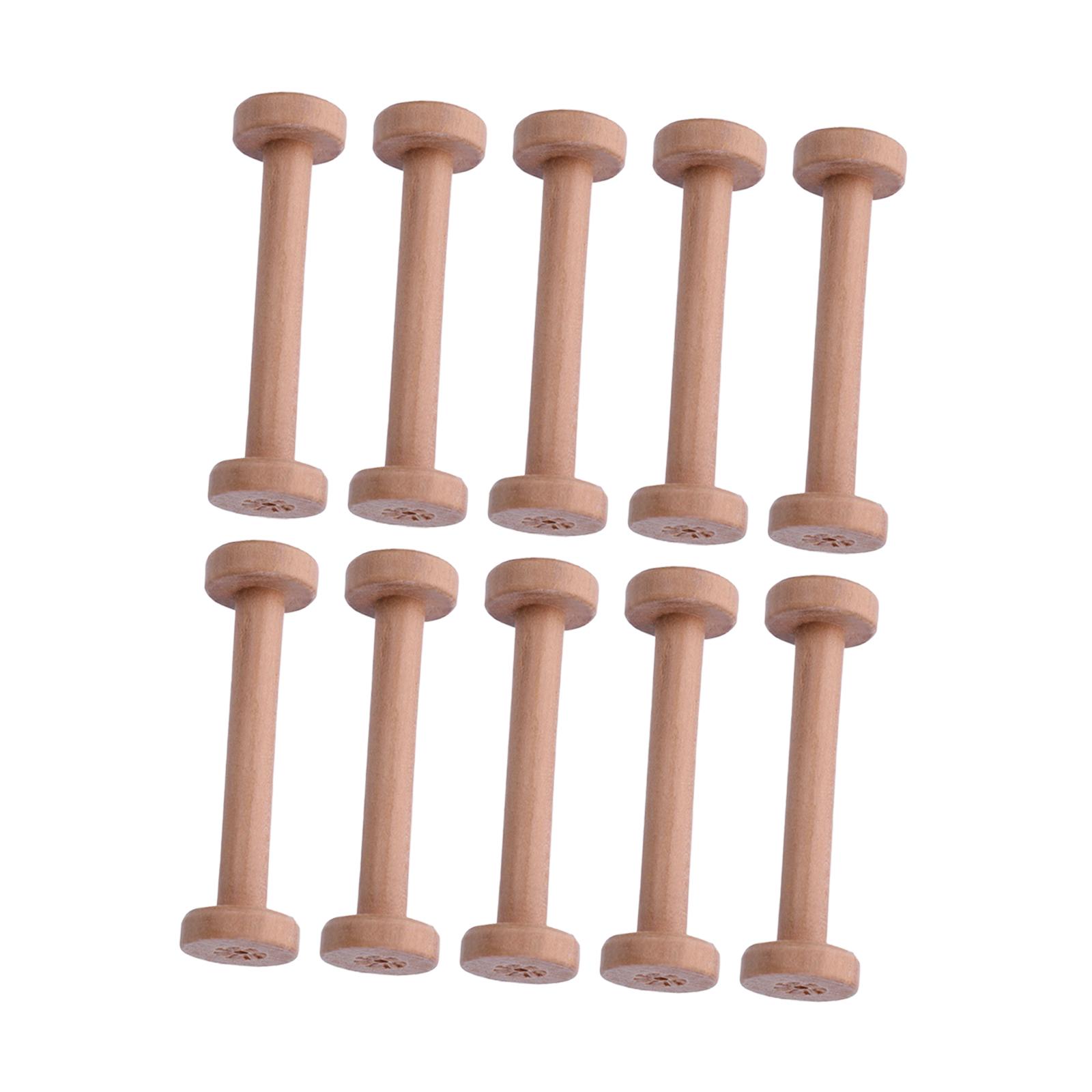 Wood Bobbins 10pcs Smooth Fini - đánh giá và giá Thread Bobbins Empty