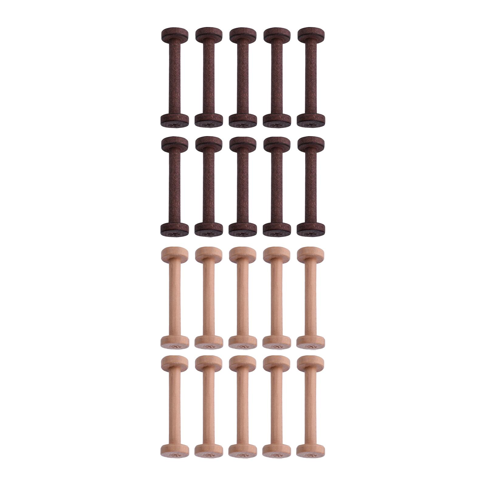 Wood Bobbins 10pcs Smooth Fini - đánh giá và giá Thread Bobbins Empty