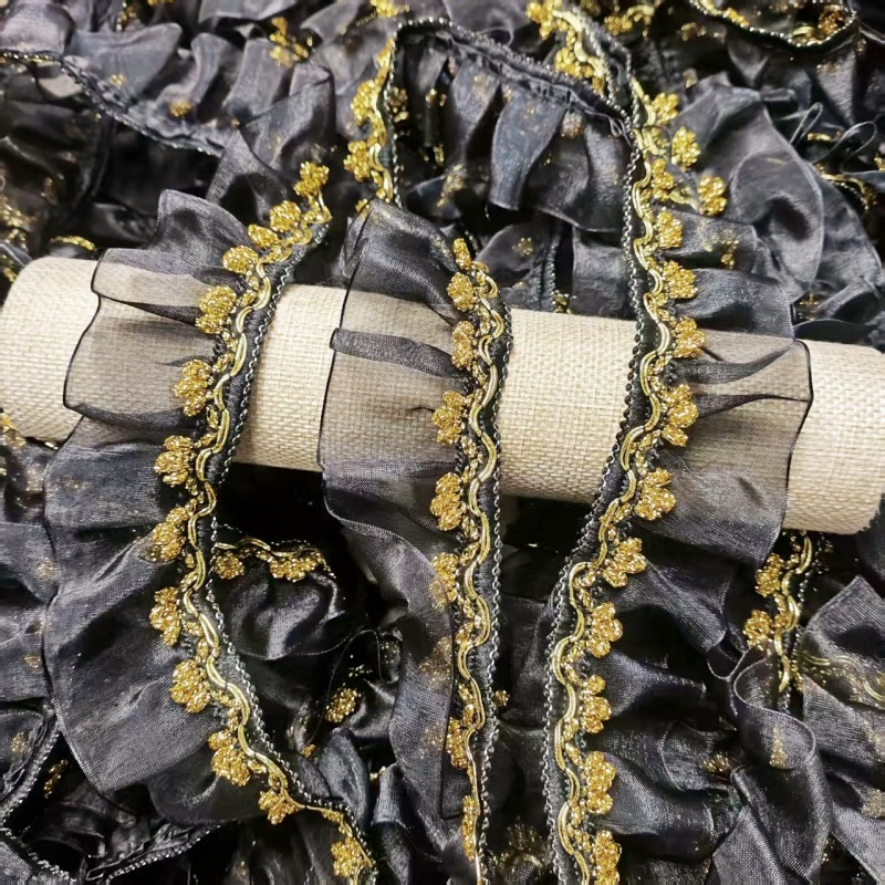 3Yards5cm versatile black gold - đánh giá và giá Textile Sewing Factory