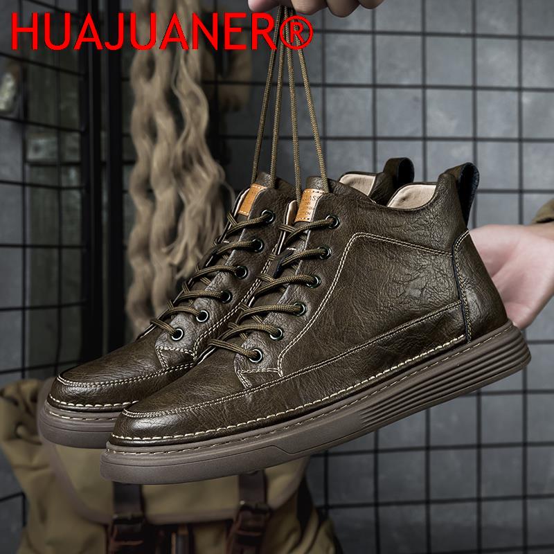 Spring Autumn Mens Genuine Lea - đánh giá và giá Sewing Nylon