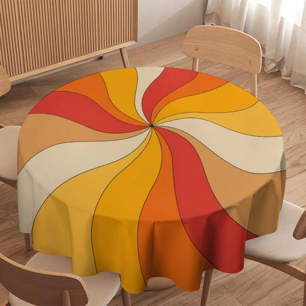 Retro Groovy Swirl Round Table - đánh giá và giá Century Textile & Sewing Supply Avenue C North Saskatoon Sk
