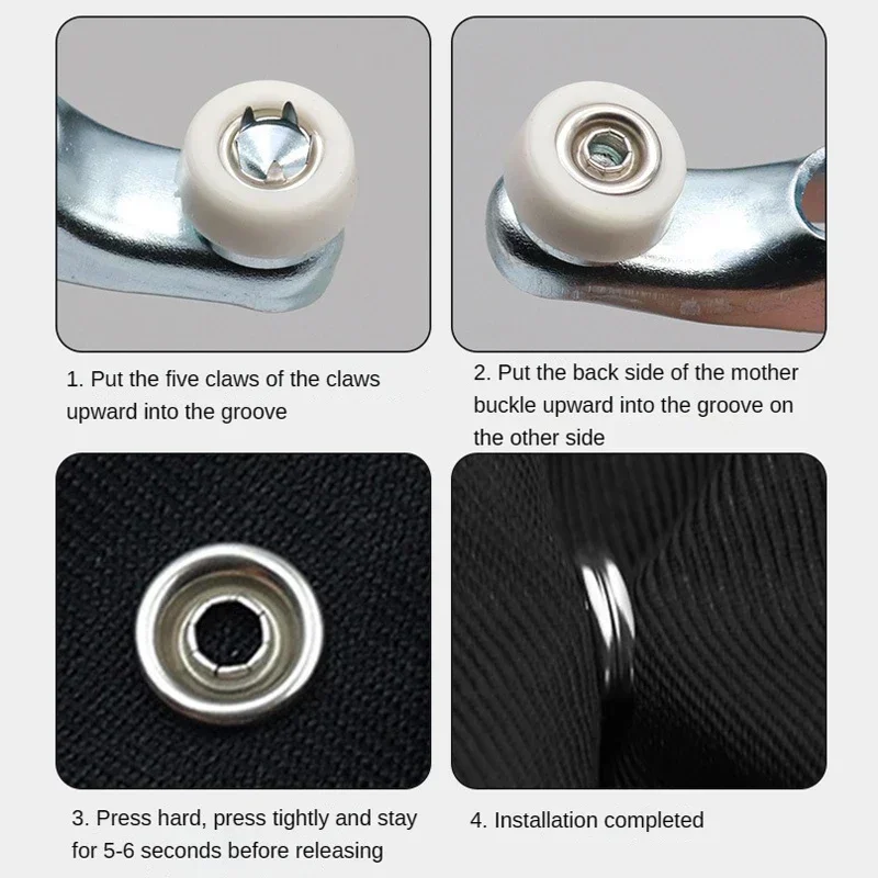 Five-prong Button Installation - đánh giá và giá Snap Button Plier